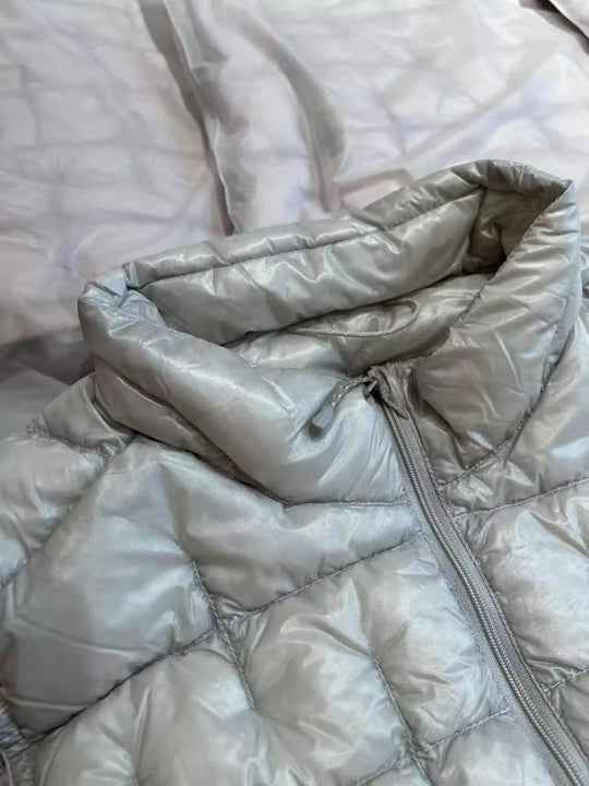 Damen Stilvolle Steppjacke mit hohem Kragen Shop Nory