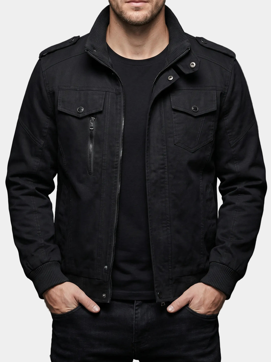 Herren Modische Utility-Jacke  1787915359