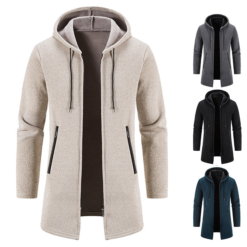 Herren elegante Freizeitjacke mit praktischen Reißverschlusstaschen