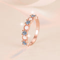 Damen eleganter Zirkonia-Bandring mit luxuriösem Design Shop Nory
