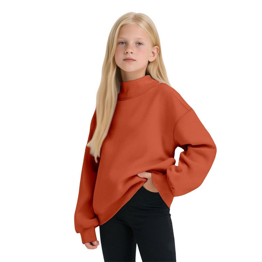 Damen Lässiges Funnel-Neck Sweatshirt im Oversize‑Schnitt mit überschnittener Schulter Shop Nory