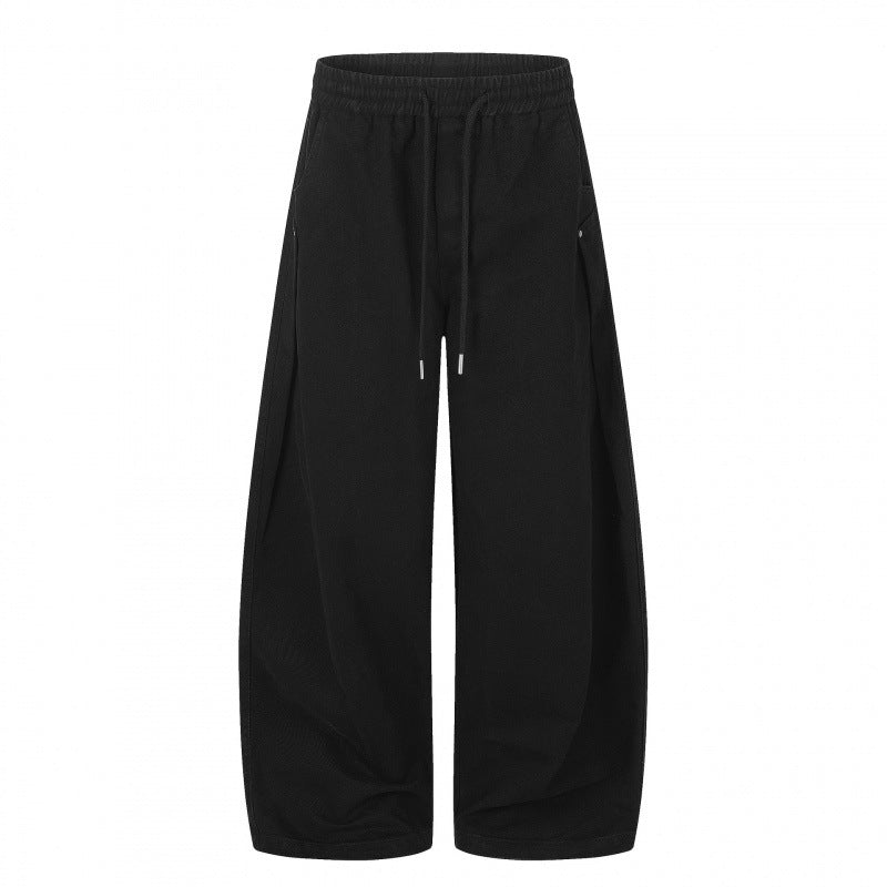Unisex Weitgeschnittene Lounge-Hose mit Tunnelzug und extra weitem Bein Shop Nory