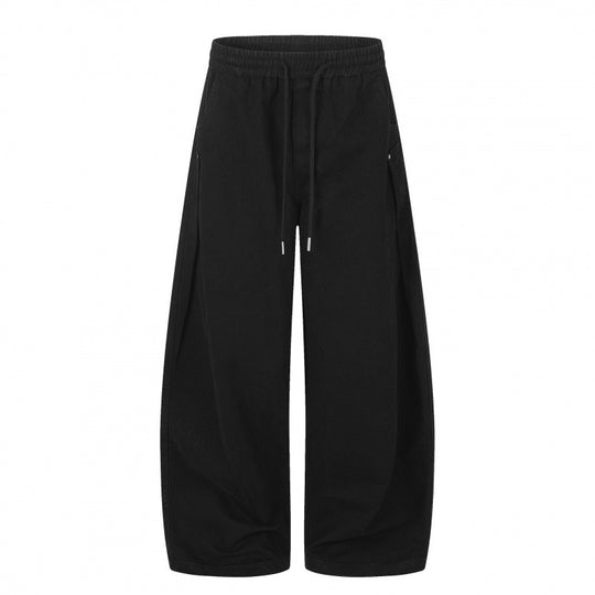 Unisex Weitgeschnittene Lounge-Hose mit Tunnelzug und extra weitem Bein Shop Nory