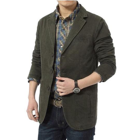 Herren Modische Leinenblazerjacke Shop Nory