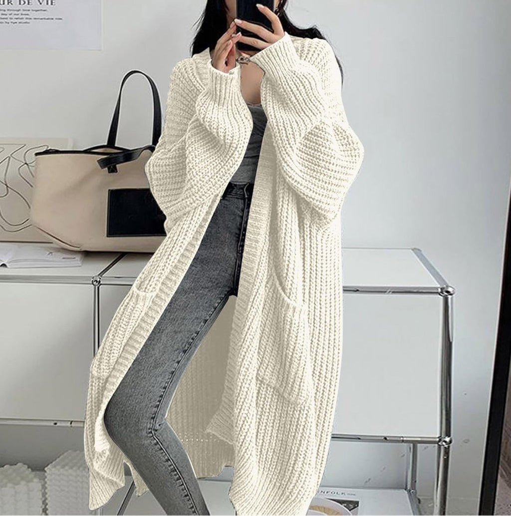 Damen Strickmantel im Oversized-Stil