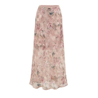 Rosa mit Blumen