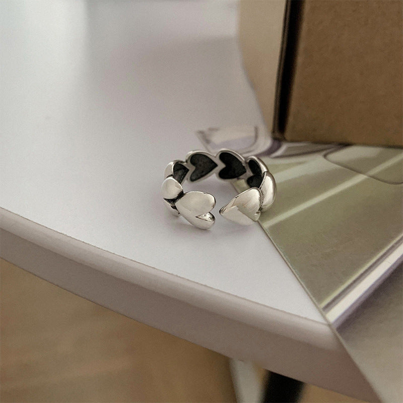 Damenring mit verspieltem Herzdesign Shop Nory