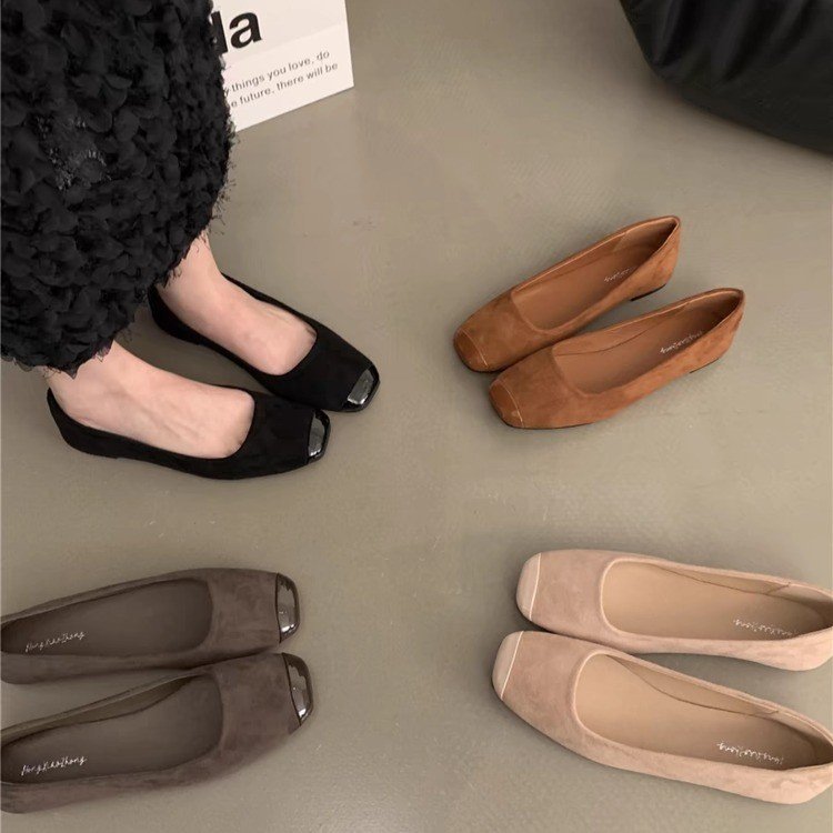 Damen Elegante und bequeme Ballerinas mit geschlossenen Zehen