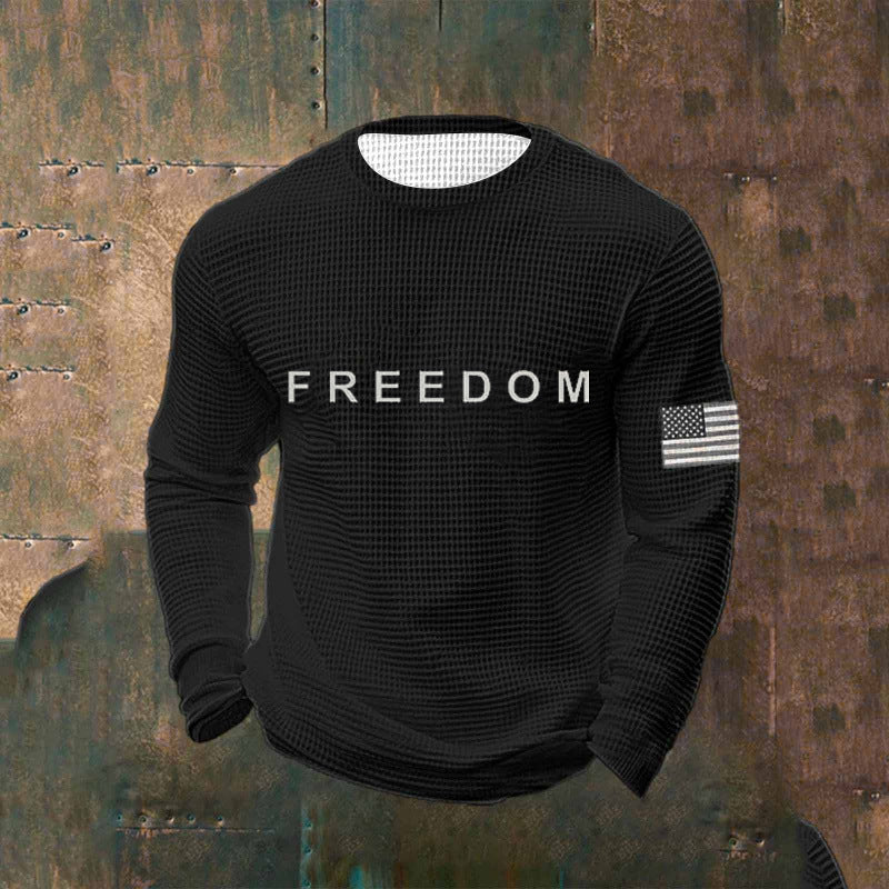 Herren Lässiger Sweatshirt mit Statement Print Shop Nory