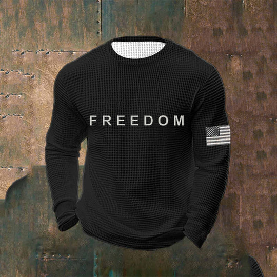 Herren Lässiger Sweatshirt mit Statement Print Shop Nory