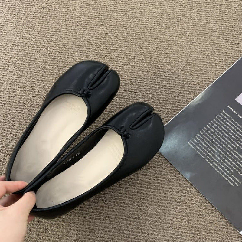 Damen Ballerinas mit eleganter Schlitz-Details und bequemer Innensohle