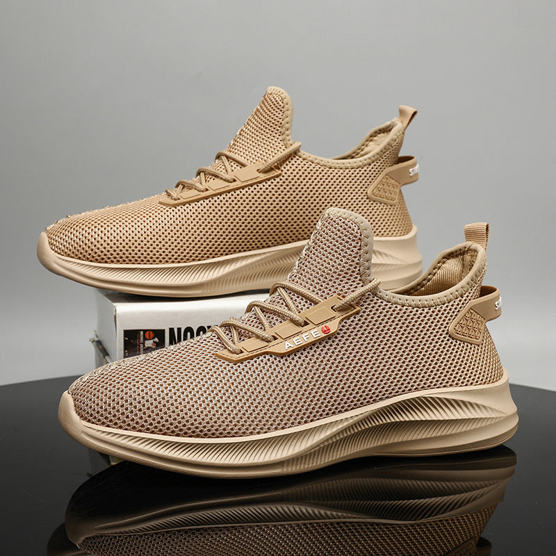 Damen Atmungsaktive Lauf Sneakers mit flexiblem Netzdesign Shopnory
