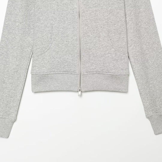 Damen Taillierte Sweatjacke mit Stehkragen, Reißverschluss und Raglanärmeln Shop Nory