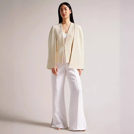 Damen kimonoinspirierter Cape‑Blazer im fließenden Tailoring‑Look Shop Nory