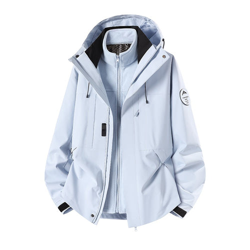 Herren Wetterfeste technische Softshell‑Trekkingjacke mit Kapuze und isolierendem Inneneinsatz Shop Nory