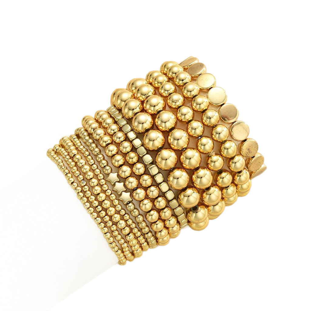 Damen Armreif-Kombination mit stilvollen und glitzernden Elementen Shop Nory