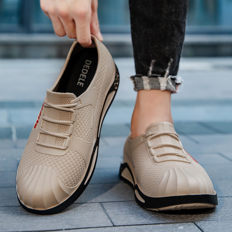Herren Atmungsaktive Slip-On Freizeitsneaker mit verstärkter Zehenschutzkappe Shop Nory