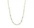 Damen Elegante Goldperlen- und Röhrenketten-Halskette Shop Nory