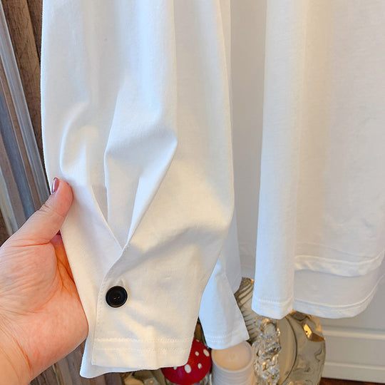 Damen Lässiges Langarmshirt mit modernem Schnitt Shop Nory