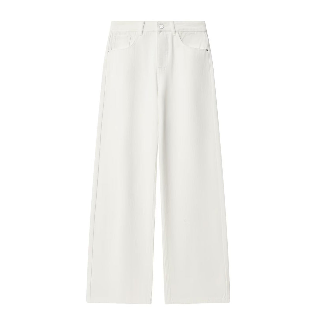 Damen Hochtaillierte Jeans mit weitem Bein und geradem Schnitt Shop Nory