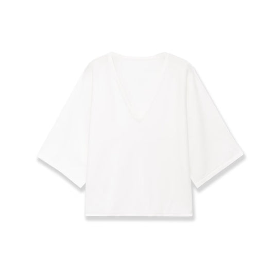 Damen Oversize V-Ausschnitt-Top mit Kimonoärmeln Shop Nory