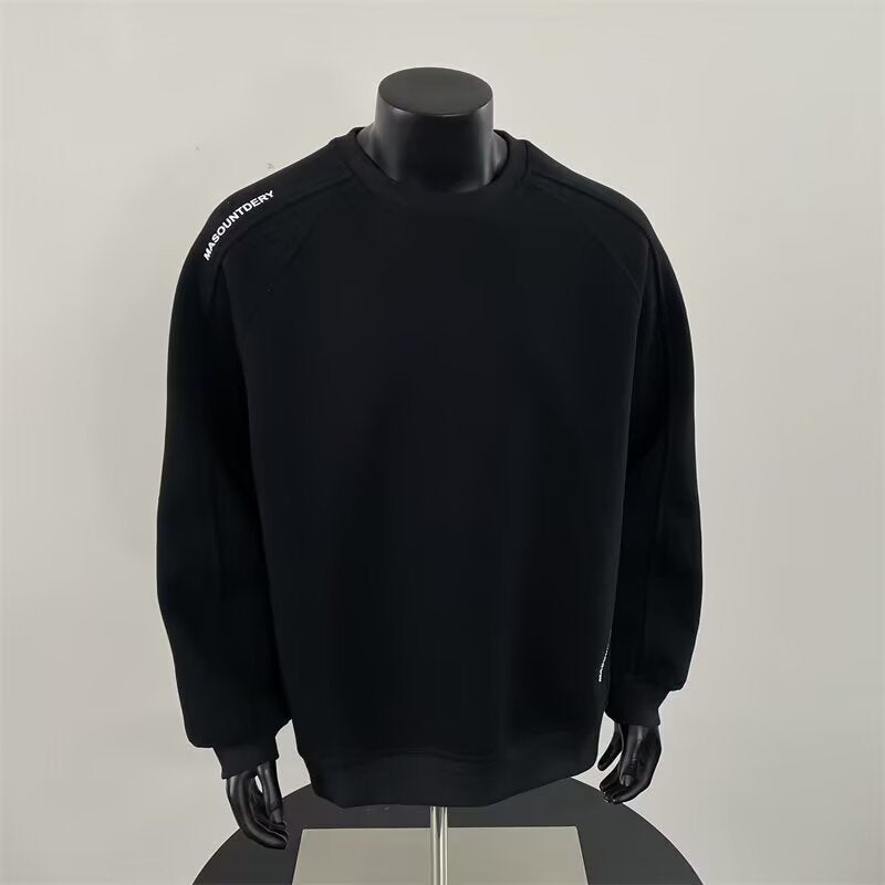 Herren Modischer Sweatshirt mit Schulter-Patch-Design Shop Nory