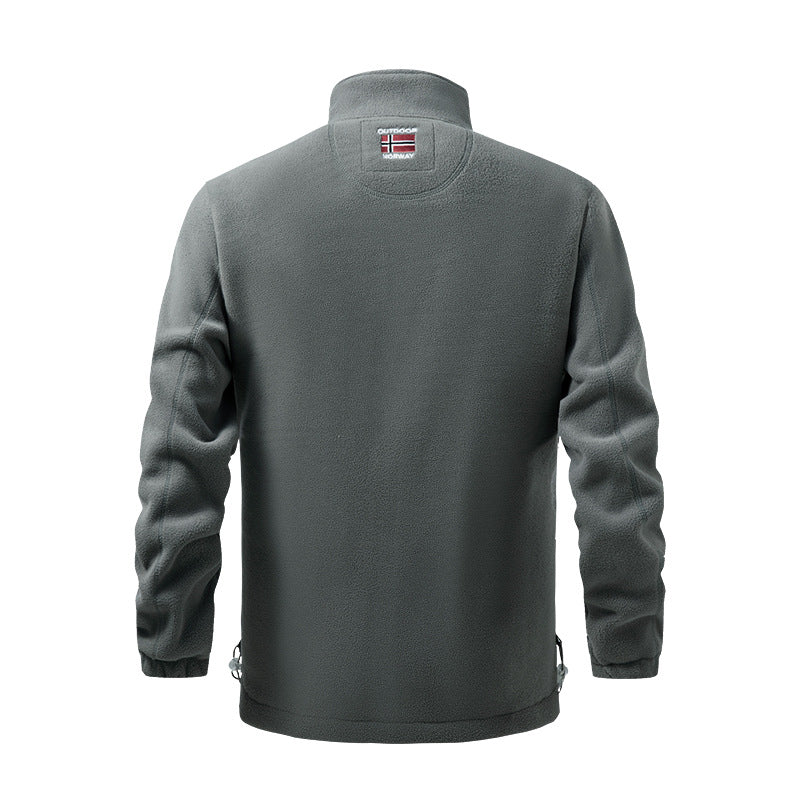 Damen Fleecejacke mit Stehkragen, windabweisender Struktur & verstellbarem Kordelzugsaum Shop Nory