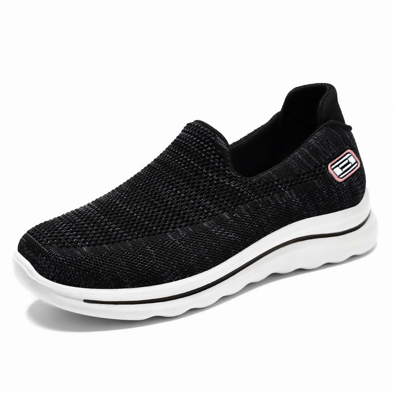 Damen nan Strick-Slip-On Komfortsneaker mit herausnehmbarem Memory-Fußbett und stoßdämpfender EVA-Zwischensohle Shop Nory