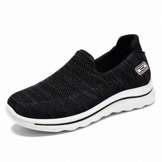 Damen nan Strick-Slip-On Komfortsneaker mit herausnehmbarem Memory-Fußbett und stoßdämpfender EVA-Zwischensohle Shop Nory