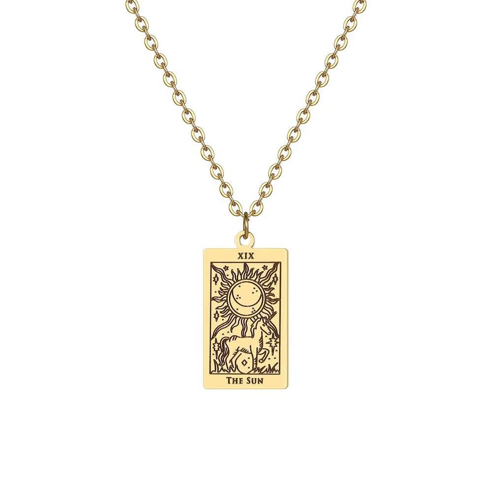Damen Anhänger mit einzigartigem Tarot-Motiv Shop Nory