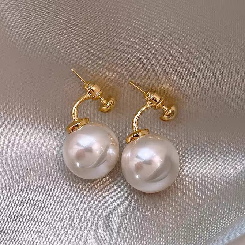 Damen Ohrstecker mit elegantem Perlenanhänger und luxuriösen Akzenten Shop Nory