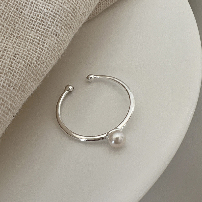 Damen Offener Ring mit verspieltem Wellen-Design Shop Nory
