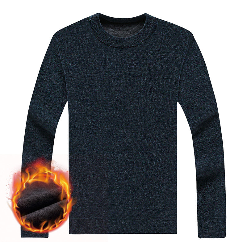 Herren Feinstrick-Thermopullover mit Thermo-Fleece-Innenfutter und schmaler Passform Shop Nory