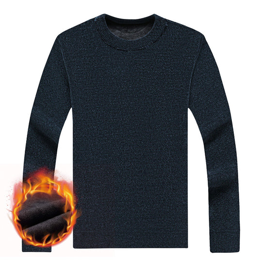 Herren Feinstrick-Thermopullover mit Thermo-Fleece-Innenfutter und schmaler Passform Shop Nory