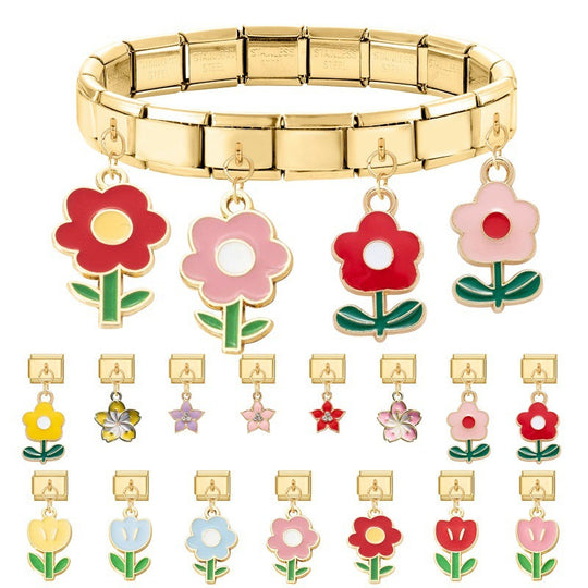 Filigraner Kirschblüten-Anhänger Für Bettelarmband