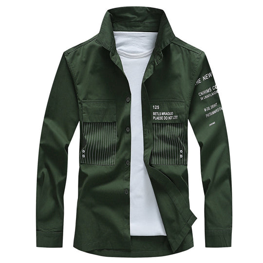 Herren Moderne Utility-Hemdjacke Shop Nory