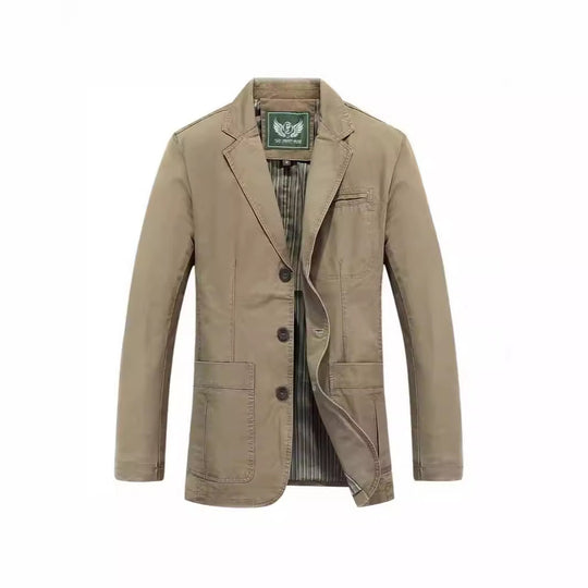 Herren Sakko im Casual-Stil mit Drei-Knopf-Front und aufgesetzten Taschen Shop Nory