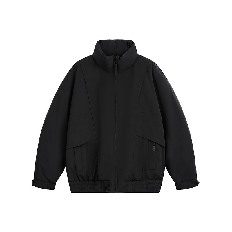 Herren Leichte Winddichte Urban-Utility Bomberjacke mit Stehkragen und elastischem Saum Shop Nory
