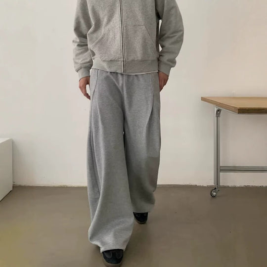 Damen Modisches Oversized Hoodie und Weitbein-Hosen Set Shop Nory