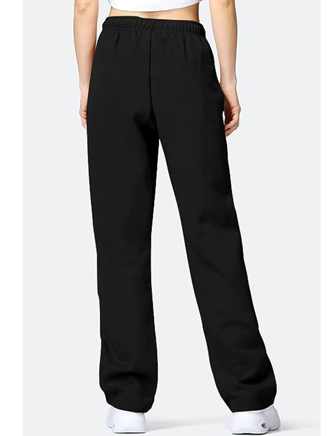 Damen bequeme Sporthose mit elastischem Bund und praktischen Taschen