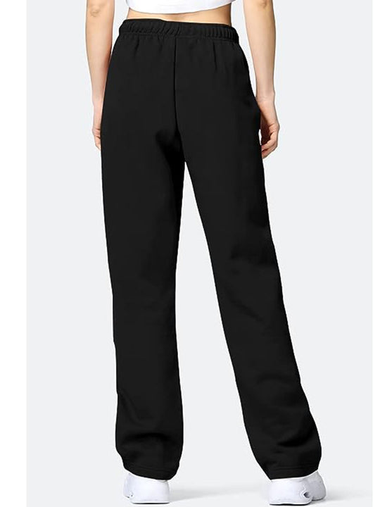 Damen bequeme Sporthose mit elastischem Bund und praktischen Taschen
