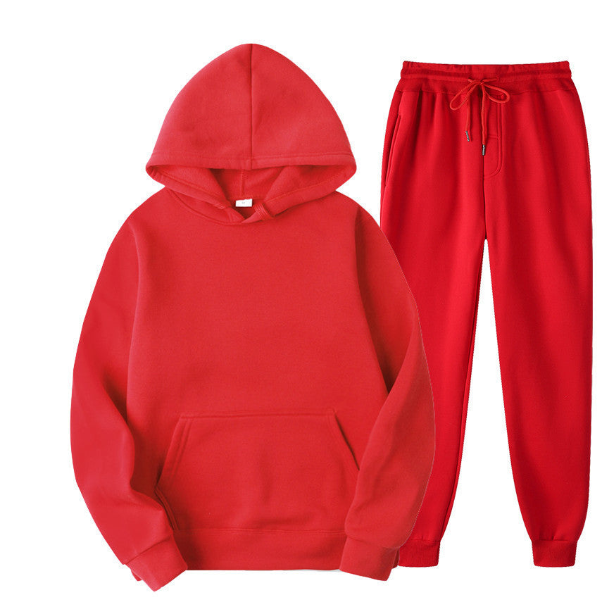 Unisex nan gemütliches Hoodie-Jogginganzug-Set mit Kängurutasche, elastischem Tunnelzugbund und gerippten Bündchen Shop Nory