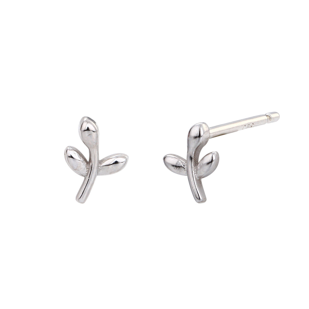 Damen Ohrstecker im modernen Blattdesign Shop Nory