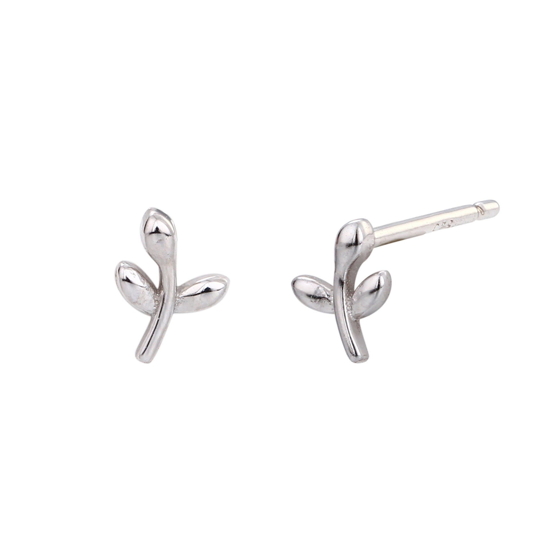 Damen Ohrstecker im modernen Blattdesign Shop Nory