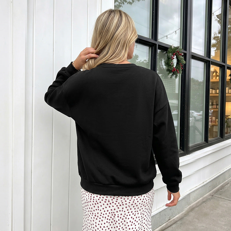 Damen Lässiger Pullover mit oversized Schleife Shop Nory