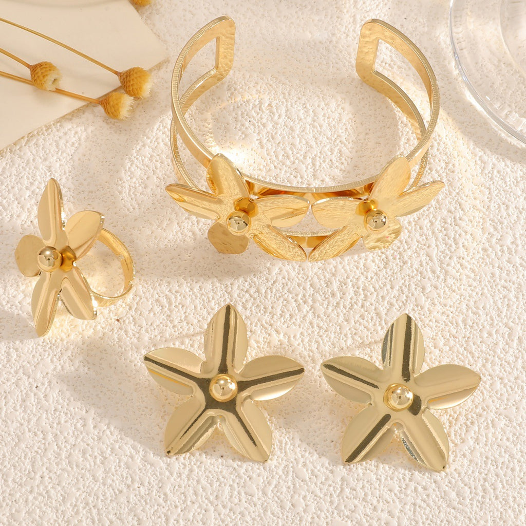 Damen Armspange mit floralem Design Shop Nory