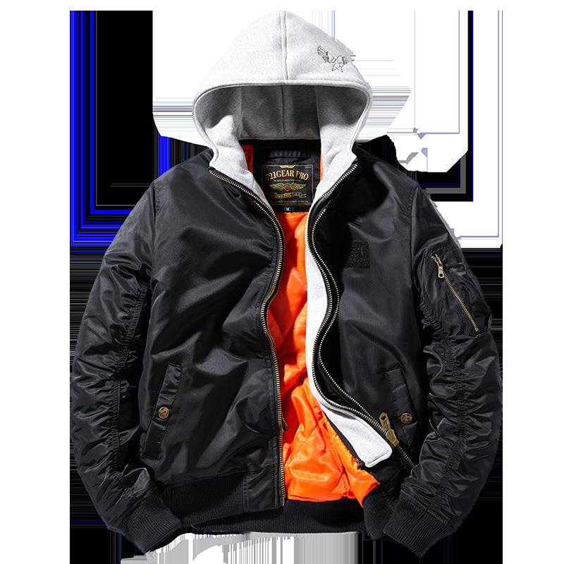 Herren Taillierte Übergangsjacke mit Kapuze Shop Nory