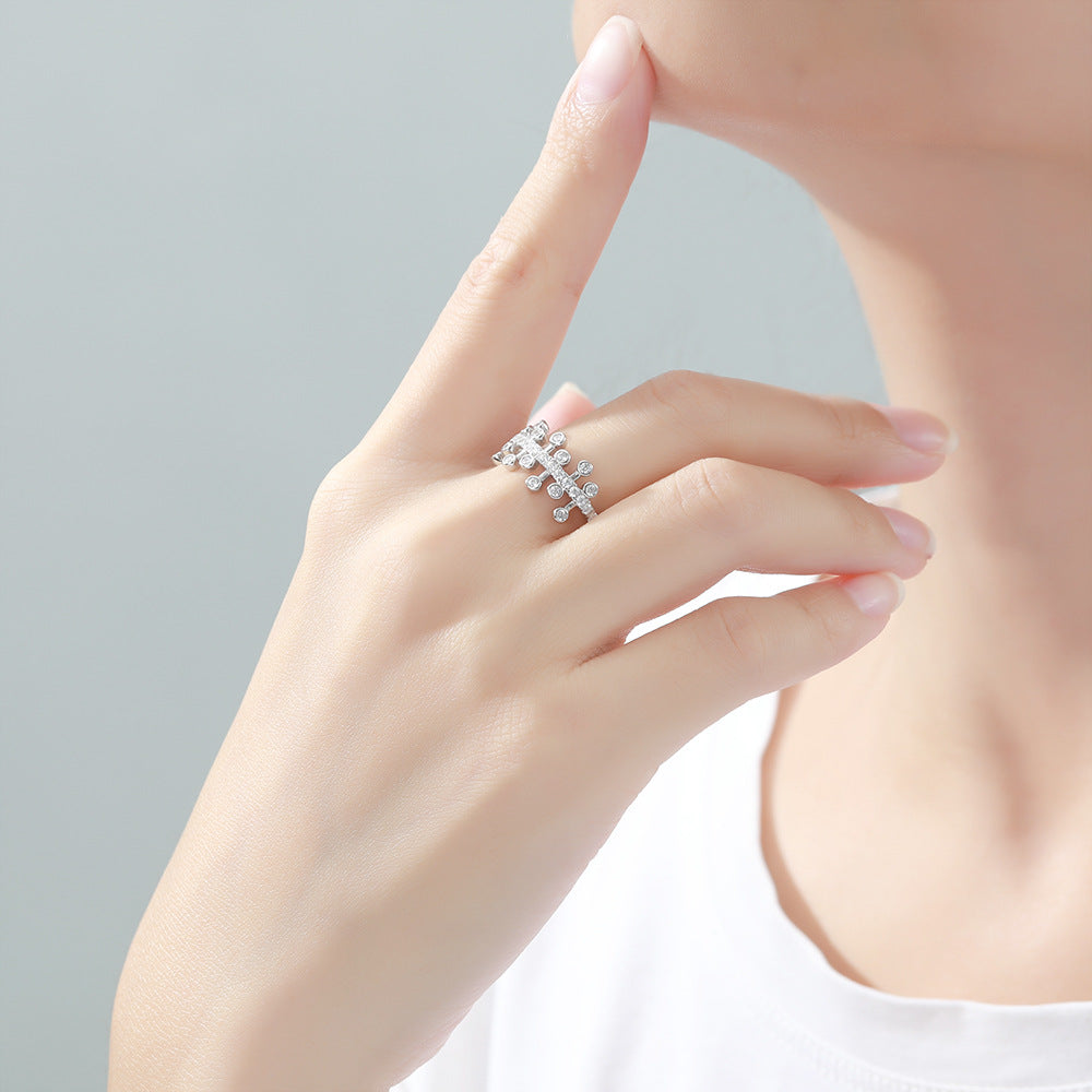 Damen Funkelnder und raffinierter Designer-Ring Shop Nory