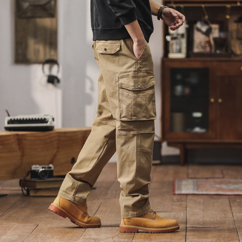 Herren Robuste Relaxed-Fit Cargohose mit verstärkten Knien und Mehrfach-Taschen Shop Nory