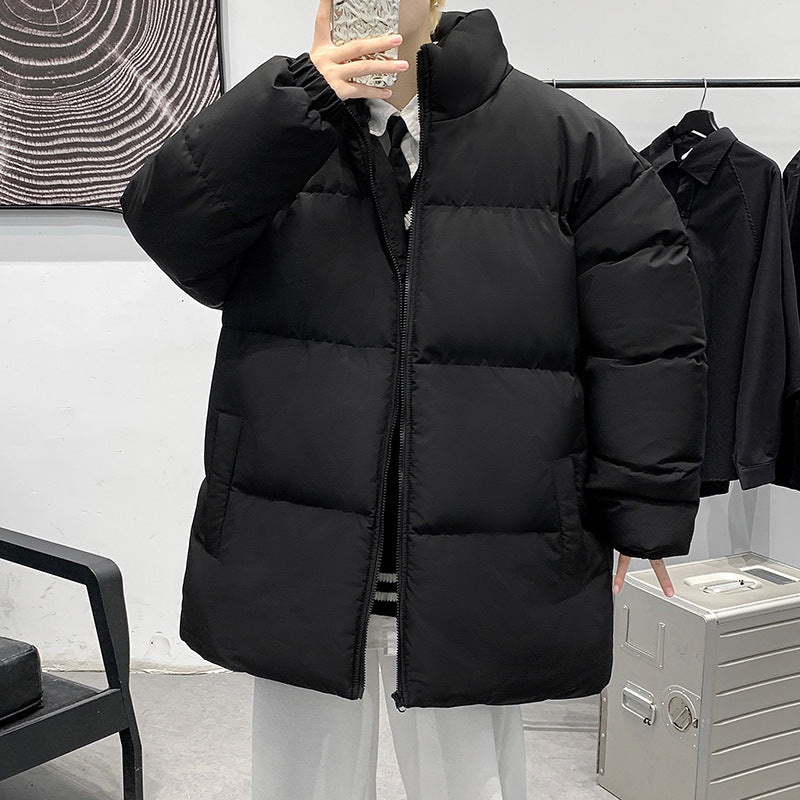 Damen Gepolsterte Oversize-Steppjacke mit hohem Stehkragen und geradem Schnitt Shop Nory
